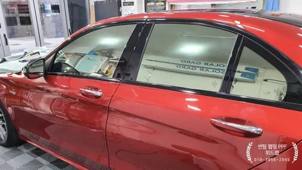신차의 변신?! C43 AMG 무광 풀 PPF 시공! (모터스킨 PPF)부산 경남  울산 창원 명지 국제신도시 오션시티 신호동 용원 진해 장유 PPF 랩핑 썬팅 맛집 위드랩 / 부산 강서 신호동