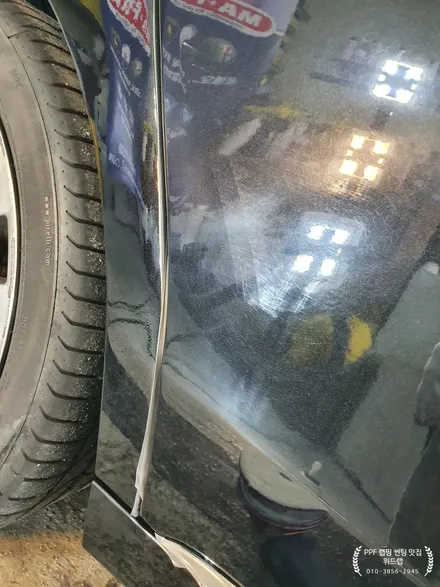 차는 벤츠 S500 마이바흐! 새차 만들기(판금도장, 부분도장, PPF제거, 광택) / 부산 강서구, 김해, 창원