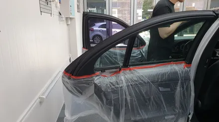 벤츠 S350 썬팅제거+열차단썬팅시공 (레이블럭 RP 30/15) 신호동 썬팅 명지 썬팅 / 부산 강서 신호동