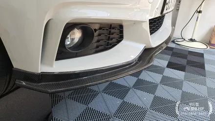 2프로 부족할 때 튜닝! BMW 420d 프론트 립 장착(리얼 카본 프론트립)부산 경남 창원 장유 진해 하단 오션시티 다대포 랩핑 튜닝 PPF 맛집 위드랩 / 부산 강서 신호동