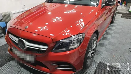 신차의 변신?! C43 AMG 무광 풀 PPF 시공! (모터스킨 PPF)부산 경남  울산 창원 명지 국제신도시 오션시티 신호동 용원 진해 장유 PPF 랩핑 썬팅 맛집 위드랩 / 부산 강서 신호동