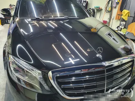 차는 벤츠 S500 마이바흐! 새차 만들기(판금도장, 부분도장, PPF제거, 광택) / 부산 강서구, 김해, 창원