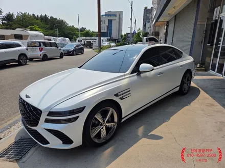 부산 PPF｜G80 전체 무광 PPF 시공기 – 블랙&화이트 컨셉의 세련된 완성 / 부산 강서 신호동