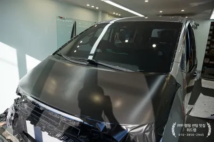 스타워즈 우주선 만들기! 스타리아 사틴 블랙 전체 랩핑(에이버리 사틴 블랙)부산 명지 국제신도시 신호동 녹산 용원 오션시티 랩핑 맛집 위드랩 / 부산 강서구, 김해, 창원