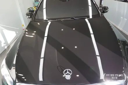 차는 벤츠 S500 마이바흐! 새차 만들기(판금도장, 부분도장, PPF제거, 광택) / 부산 강서구, 김해, 창원