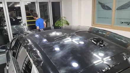 BMW 6GT 루프스킨 시공(에이버리슈프림, 택랩 글로스블랙)신호동 명지 용원 화전동 랩핑 / 부산 강서 신호동