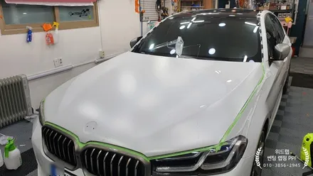 수트입은 운동선수! BMW M550i 무광 전체 PPF 시공 1탄(모터스킨 무광 PPF, 블랙 PPF) 부산 경남 명지 오션시티 국제신도시 다대포 용원 PPF 랩핑 맛집 위드랩 / 부산 강서 신호동