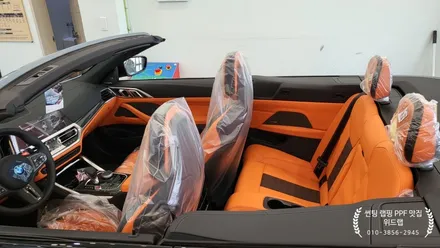 윈드쉴드 시공도 맛집 위드랩에서! BMW M4 컨버터블 썬팅 & 전체 PPF(솔라가드 노블레스z, 팬텀 PPF, STEK 다이노쉴드) / 부산 강서구, 김해, 창원