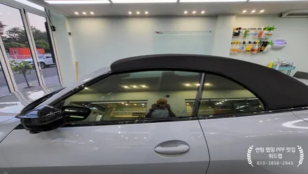 윈드쉴드 시공도 맛집 위드랩에서! BMW M4 컨버터블 썬팅 & 전체 PPF(솔라가드 노블레스z, 팬텀 PPF, STEK 다이노쉴드) / 부산 강서구, 김해, 창원