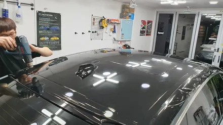 BMW 6GT 루프스킨 시공(에이버리슈프림, 택랩 글로스블랙)신호동 명지 용원 화전동 랩핑 / 부산 강서 신호동
