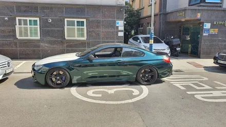 BMW M6 전체 랩핑 2탄(택랩 글로스 그린블랙 실크)신호동 명지 랩핑 국제신도시 용원 썬팅 PPF 위드랩 / 부산 강서 신호동