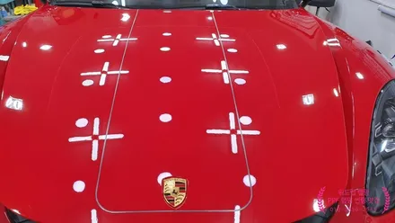 컨셉명:데드풀! 포르쉐 718 박스터 GTS 포인트 랩핑 시공!(3M 2080 유광블랙, 나이프리스)부산 경남 창원 명지 다대포 신평 장림 용원 진영 랩핑 썬팅 PPF 맛집 위드랩 / 부산 강서 신호동