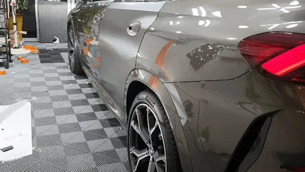 탱크로 변신! BMW X6 M40i 전체 무광 PPF 시공, 카본루프스킨(모터스킨 PPF, STEK 카본 PPF)부산 경남 명지 오션시티 국제신도시 신호동 용원 PPF 맛집 위드랩 / 부산 강서 신호동