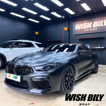 BMW 8시리즈 보험사고 처리 전체 랩핑 시공기 / 경기 평택