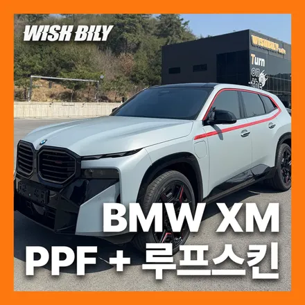 BMW XM 전체 무광 PPF + 루프스킨 시공 후기 / 경기 평택