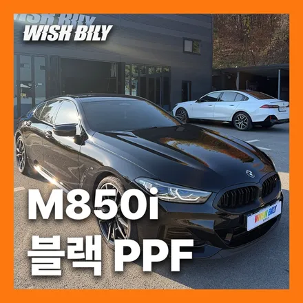 BMW 8시리즈 단종된 M850i 블랙 PPF / 경기 평택