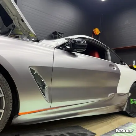 BMW 8시리즈 부산 무광 카본 전체랩핑 M850i / 경기 평택