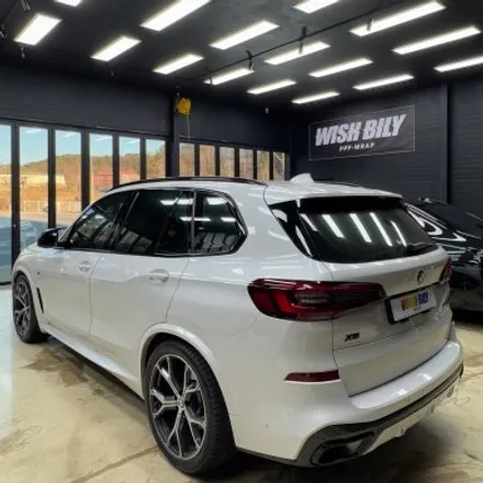 평택랩핑 BMW X5 크롬죽이기(부분랩핑,루프랙,윈도우몰딩)크롬딜리트 / 경기 평택