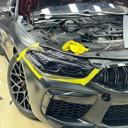 BMW 8시리즈 보험사고 처리 전체 랩핑 시공기 / 경기 평택