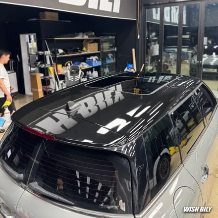 평택 랩핑 BMW 미니쿠퍼 루프스킨 제거 및 재시공 / 경기 평택