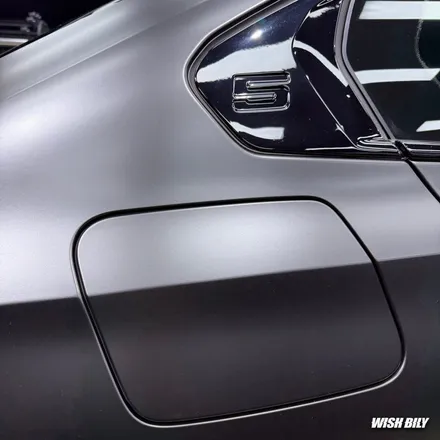 평택 자동차랩핑, BMW 5시리즈 3M 사틴 블랙 전체랩핑 / 경기 평택