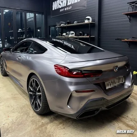 BMW 8시리즈 부산 무광 카본 전체랩핑 M850i / 경기 평택