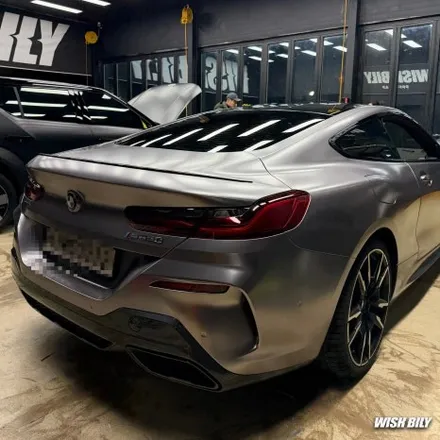 BMW 8시리즈 부산 무광 카본 전체랩핑 M850i / 경기 평택