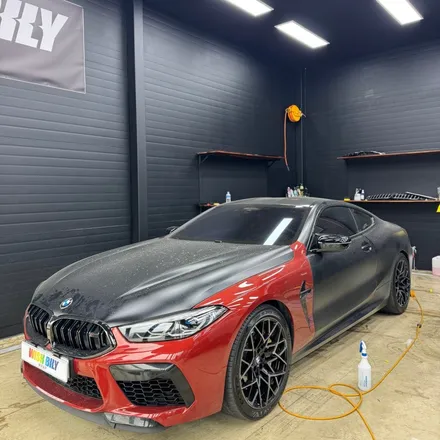 BMW 8시리즈 보험사고 처리 전체 랩핑 시공기 / 경기 평택