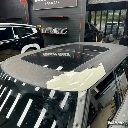 평택 랩핑 BMW 미니쿠퍼 루프스킨 제거 및 재시공 / 경기 평택