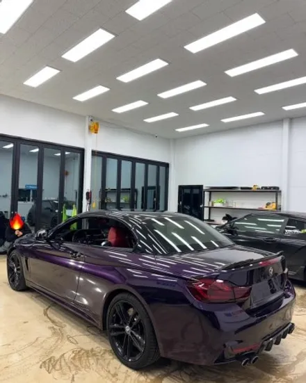 평택랩핑 BMW 430I컨버터블 메탈릭 미드나잇 퍼플 고광택 전체랩핑 / 경기 평택
