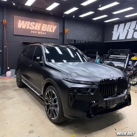 BMW X7 전체 랩핑 크롬 딜리트 (크롬 죽이기) 시공 / 경기 평택