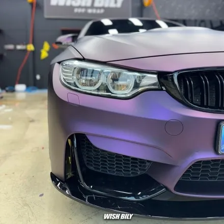 BMW M4 보라색 퍼플 컬러 전체 랩핑 추천 / 경기 평택