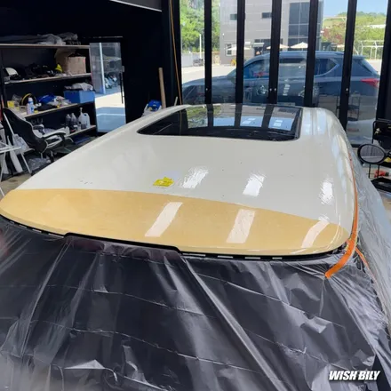 평택 랩핑 BMW 미니쿠퍼 루프스킨 제거 및 재시공 / 경기 평택