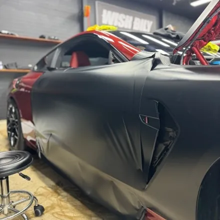 BMW 8시리즈 보험사고 처리 전체 랩핑 시공기 / 경기 평택