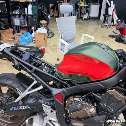평택 바이크랩핑, 혼다 CBR650R 전체랩핑 시공 과정 / 경기 평택
