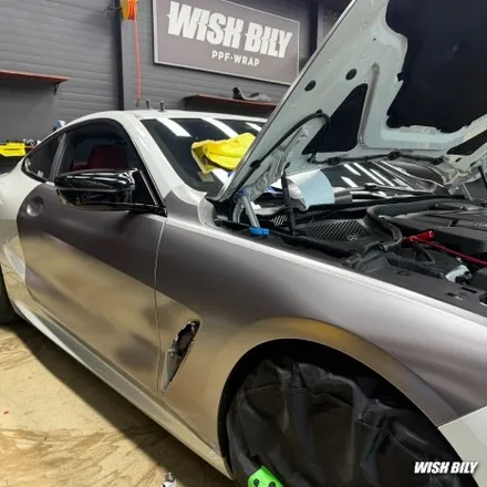 BMW 8시리즈 부산 무광 카본 전체랩핑 M850i / 경기 평택