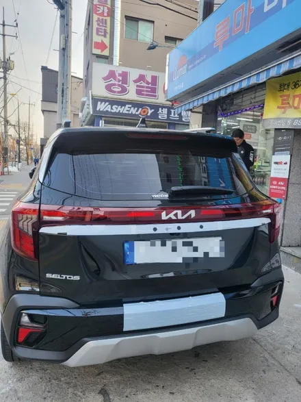 셀토스 신차썬팅 버텍스900 루마버텍스수유점에서 강북 강남 수유동 미아 인수동 우이동 삼양동 길음 화계사 창동 쌍문 노원 네비매립 블랙박스 경보기  썬팅전문샵 / 서울 강북구 수유동