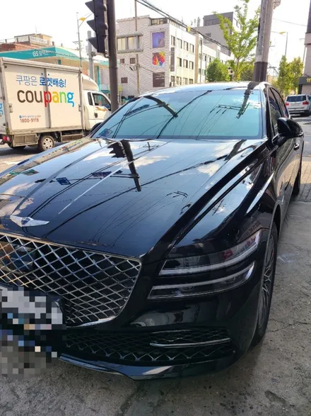 g80 제네시스 솔라가드 새턴썬팅 강북 미아 쌍문 노원 창동 네비매립전문점 중고차 재썬팅전문점❤🍭🐶 / 서울 강북구 수유동