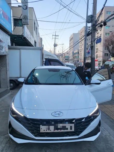 아반떼 신차패키지 신차썬팅 루마버텍스수유점 강북 강남 미아 수유동 성수동 인수동 우이동 419  쌍문 창동 노원 중고차 신차 수입차 썬팅전문샵 / 서울 강북구 수유동