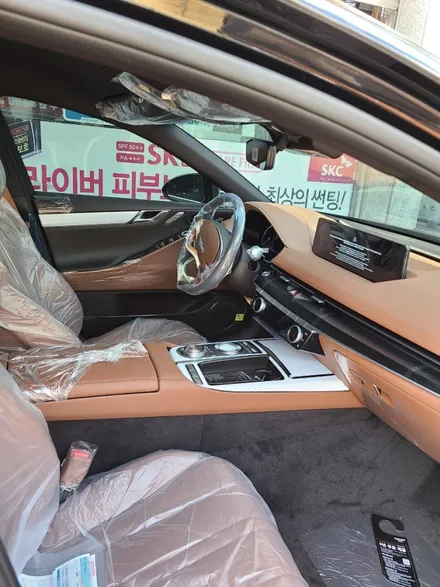 g80 제네시스 솔라가드 새턴썬팅 강북 미아 쌍문 노원 창동 네비매립전문점 중고차 재썬팅전문점❤🍭🐶 / 서울 강북구 수유동