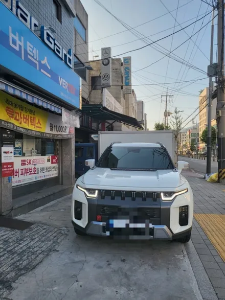 쌍용 토레스 강북1호차 수유동 루마버텍스 수유점에서 레인보우 v70썬팅  수유 가오리 미아 창동 쌍문 번동 노원 삼양동 길음 화계사 네비매립 자동차튜닝전문샵 / 서울 강북구 수유동