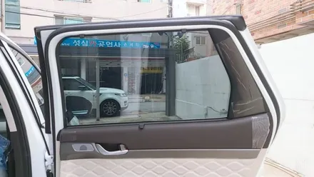 팰리세이드 디젤 크리미화이트펄 레인보우 v90썬팅시공 / 서울 강북구 수유동