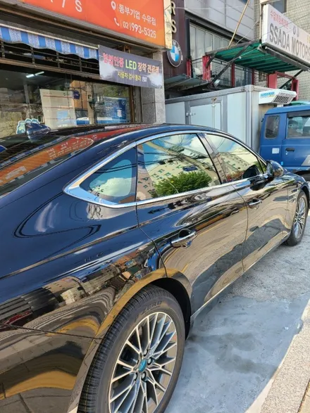 g80 제네시스 솔라가드 새턴썬팅 강북 미아 쌍문 노원 창동 네비매립전문점 중고차 재썬팅전문점❤🍭🐶 / 서울 강북구 수유동