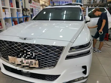 GV80 3.5T 5인승 베이지투톤시트  솔라가드 새턴 반반사 필름 솔라가드 레인보우 SKC썬팅전문점  강북 미아 노원 도봉 수유 창동 쌍문 / 서울 강북구 수유동