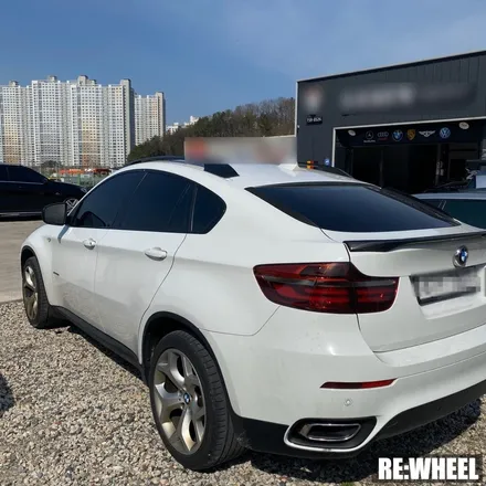 [리휠] 경남 진주 휠도색 BMW X6 20인치 순정휠 블랙크롬 작업 후기 / 진주, 창원, 순천