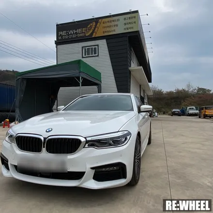 [진주 리휠] 경남 진주 휠복원 BMW 530i 19인치 순정휠 다이아컷팅수리 / 진주, 창원, 순천