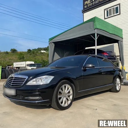 [리휠][분체도장][벤츠휠복원] 벤츠 S500 18인치 순정휠 실버 휠복원 작업후기 / 진주, 창원, 순천