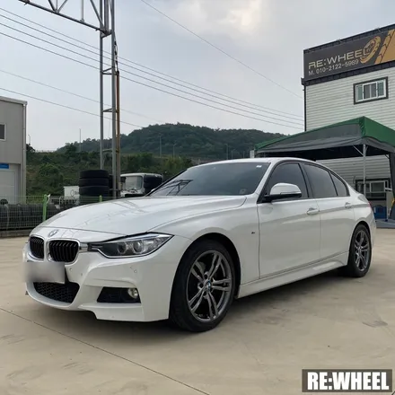 [리휠][분체도장] BMW 320d 441M 18인치 순정휠 고스트크롬 휠도색 작업후기 / 진주, 창원, 순천