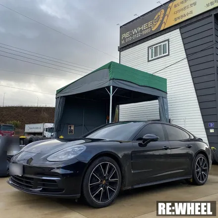 [리휠] 포르쉐 파나메라4 순정휠 다이아몬드 컷팅 휠복원 / 진주, 창원, 순천