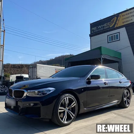 [리휠][거제휠복원] BMW 640i GT 순정휠 다이아몬드 컷팅 휠복원 / 진주, 창원, 순천